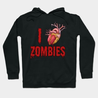 I love Zombies Hoodie